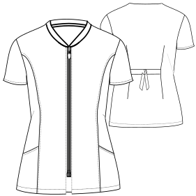 Fashion sewing patterns for UNIFORMS Scrubs Jacket 7297